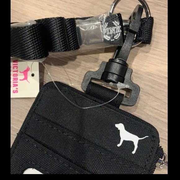 Victoria Secret Pink ID Lanyard in Black - Picture 3 of 6